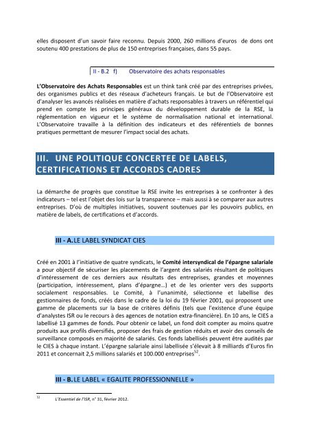 L'engagement de la France dans la Responsabilité Sociale des Entreprises (RSE)