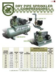 DRY PIPE SPRINKLER COMPRESSORS - National Fire Equipment