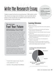 Write the Research Essay