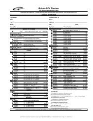 Quickie Ti Titanium Order Form - Sunrise Medical