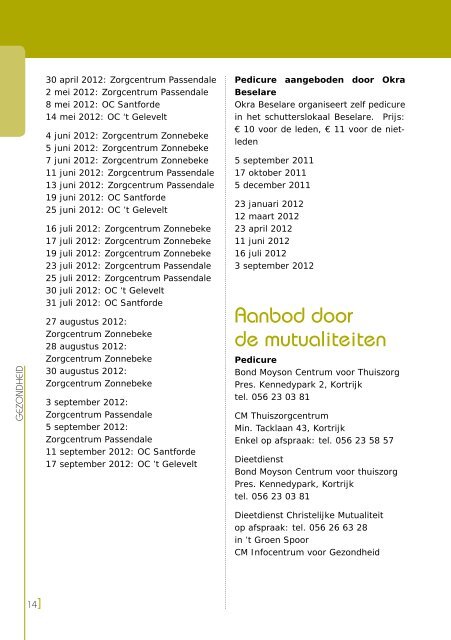 Seniorenbrochure - Gemeente Zonnebeke