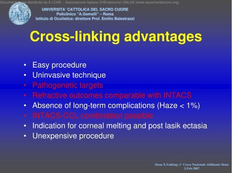 INTACS vs Cross-Linking for Keratoconus