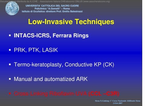 INTACS vs Cross-Linking for Keratoconus