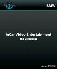 InCar Video Entertainment BMW - Eurologics