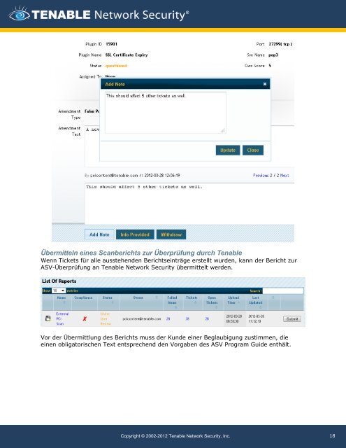 Tenable Nessus Perimeter Service User Guide