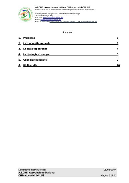 Guida alla lettura della Topografia Corneale