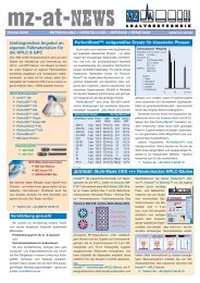 mz-at-NEWS Herbst 2009 - at MZ-Analysentechnik
