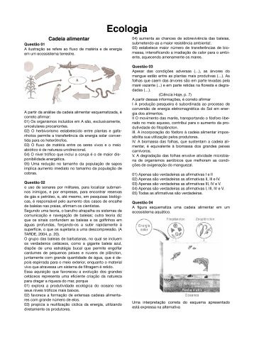 Ecologia - Prof. Dorival