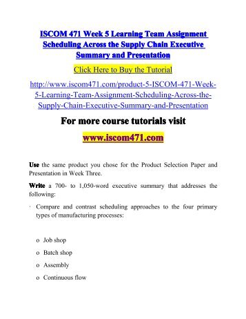 iscom 472 week 5 learning team Iscom 472 week 5 learning team assignment business process improvement plan and metrics paper $499 add to cart iscom 472 week 5. iscom 472 week 5 learning team Iscom 472 week 5 learning team assignment business process improvement plan and metrics paper $499 add to cart iscom 472 week 5.