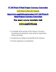 assignment ms word exercise IT 210 Week 9 Final Project Currency Conversion