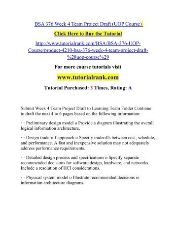 bsa 376 week 2 Similar essays bsa 376 week 4 work-related project analysis part 3 bsa 376 week 4 work-related project analysis part 3 bsa 376 week 2 individual assignment work related project analysis part i. bsa 376 week 2 Similar essays bsa 376 week 4 work-related project analysis part 3 bsa 376 week 4 work-related project analysis part 3 bsa 376 week 2 individual assignment work related project analysis part i.