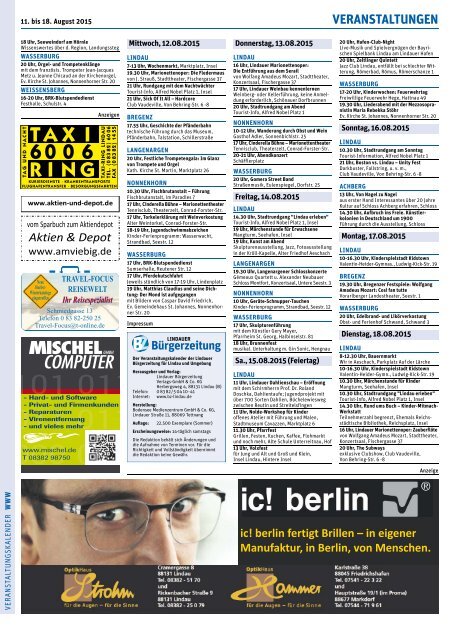 08.08.2015 Lindauer Bürgerzeitung