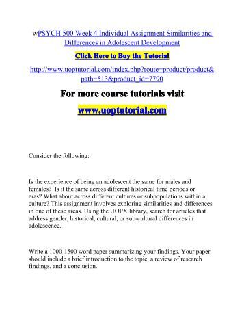 middle childhood and adolescence psy 280 Psy 280 week 3 individual assignment middle childhood and adolescence development (2 papers) to purchase this material click below link. middle childhood and adolescence psy 280 Psy 280 week 3 individual assignment middle childhood and adolescence development (2 papers) to purchase this material click below link.