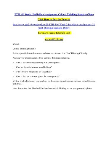 eth 316 weeks time 1 values article example eth 316 7-day period 1 life values composition example