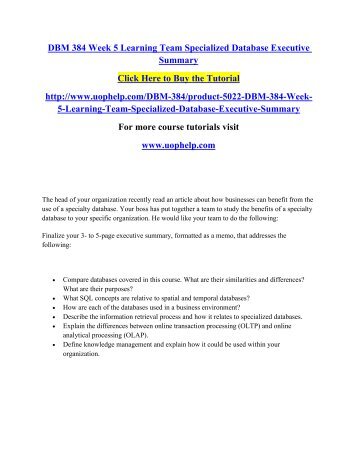 week 2 executive memo week 2 executive memo