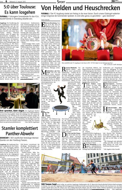 Stadtzeitung Augsburg-Haunstetten 05.08.2015