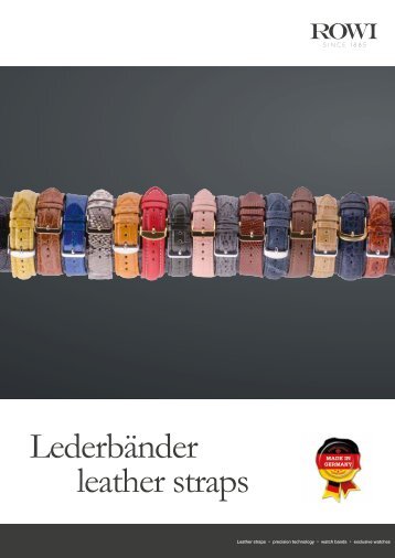 ROWI Leather watch bands catalog - Lederarmbänder Katalog.pdf