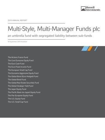 Multi-Style, Multi-Manager Funds plc - Russell Investments