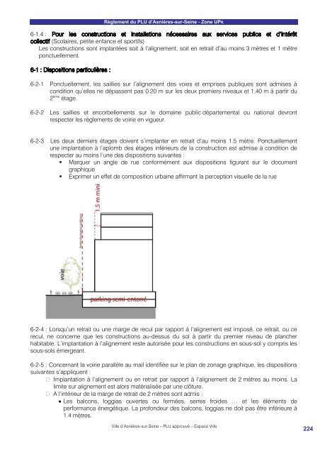 La zone UPk - AsniÃ¨res-sur-Seine