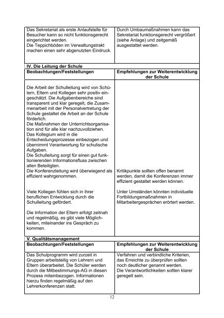 EVIT - Abschlussbericht 2009  - Schule - Grundschule Eidertal Molfsee