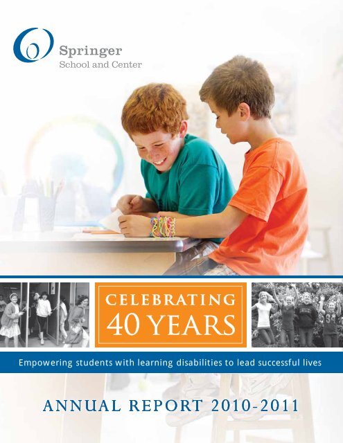 40 years - Springer School and Center