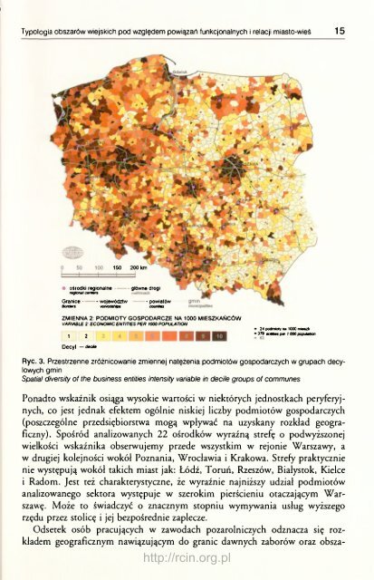 i perspektyw rozwoju obszarów wiejskich w Polsce do 2015 roku