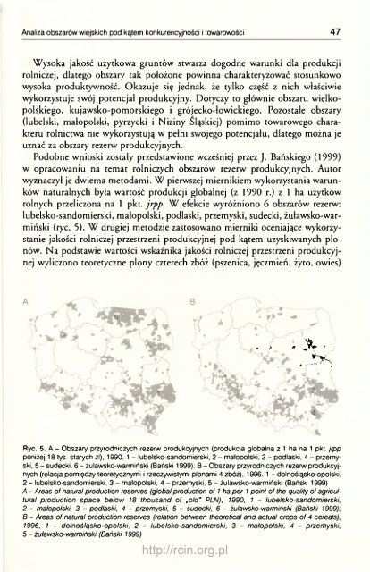 i perspektyw rozwoju obszarów wiejskich w Polsce do 2015 roku