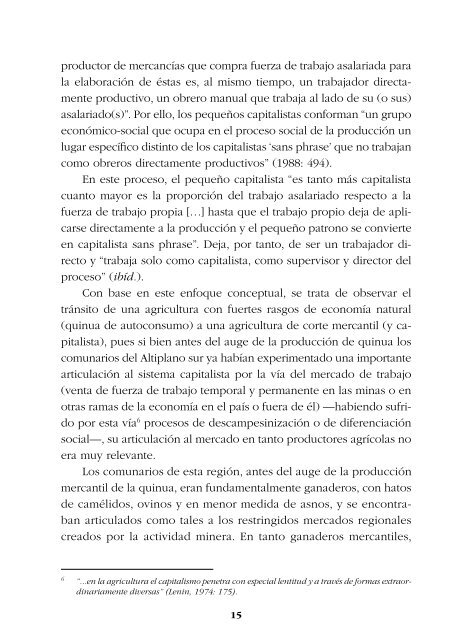 Propiedad colectiva de la tierra y producción agrícola capitalista