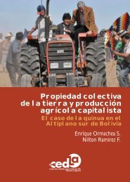 Propiedad colectiva de la tierra y producción agrícola capitalista