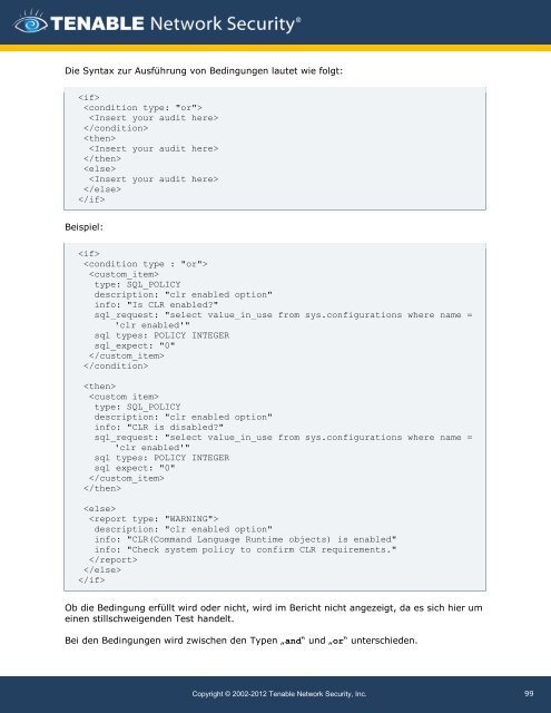 Nessus Compliance Reference