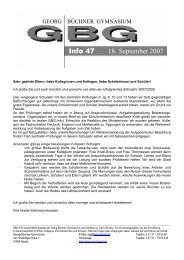 Info 47 18. September 2007 - GBG