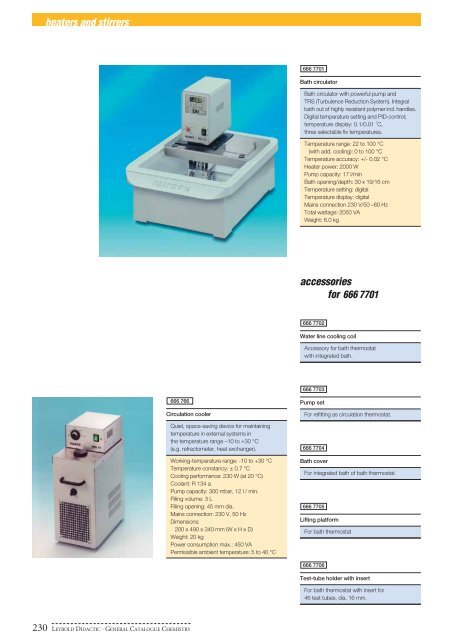 General Catalogue Chemistry - BECO Internacional LTDA.