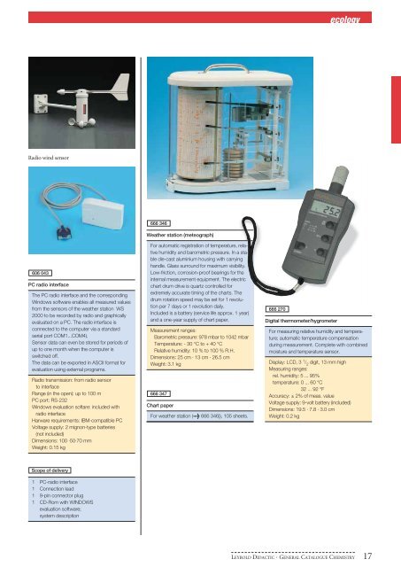 General Catalogue Chemistry - BECO Internacional LTDA.