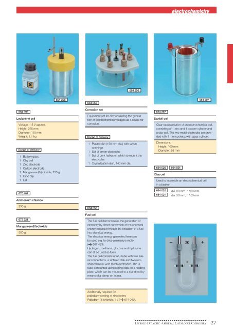 General Catalogue Chemistry - BECO Internacional LTDA.