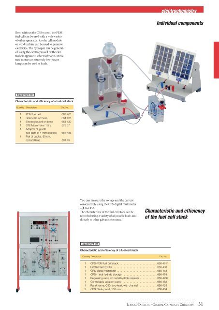 General Catalogue Chemistry - BECO Internacional LTDA.