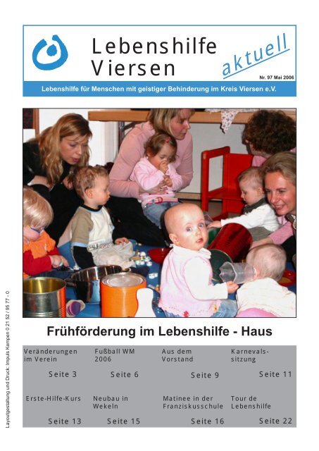 Offene Hilfen Offene Hilfen Offene Hilfen Lebenshilfe Viersen Ev