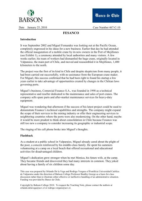 fesanco (pdf) - Babson College