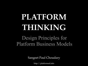 PLATFORM THINKING