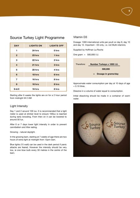 Source Turkey 2013 Tech Guide