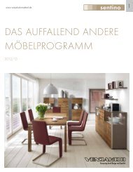 DAS AUFFALLEND ANDERE MÃ–BELPROGRAMM - Venjakob