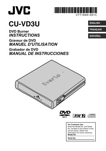 CU-VD3U - JVC Canada