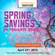 SPRING savings