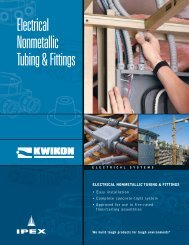Electrical Nonmetallic Tubing & Fittings