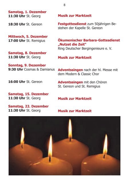 Adventssingen - Pfarre