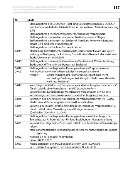 Stärkung der kommunalen Selbstverwaltung - Landtag Mecklenburg ...