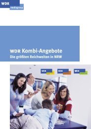 wDR Kombi-Angebote -  WDR mediagroup GmbH