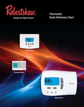 Thermostat Quick Reference Chart