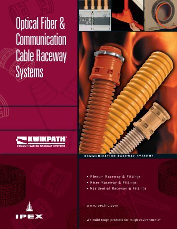 Optical Fiber & Communication Cable Raceway Systems