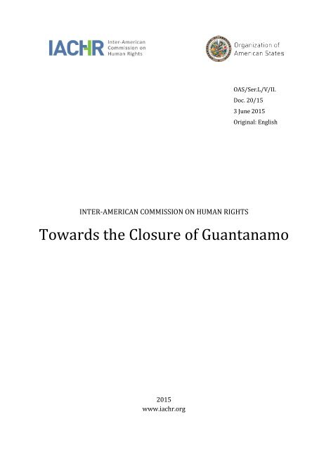 Towards the Closure of Guantanamo