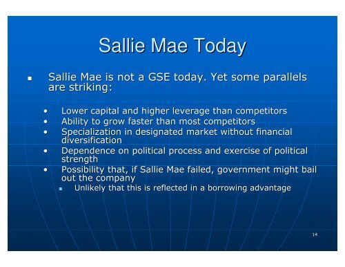 The Privatization of Sallie Mae and its Consequences